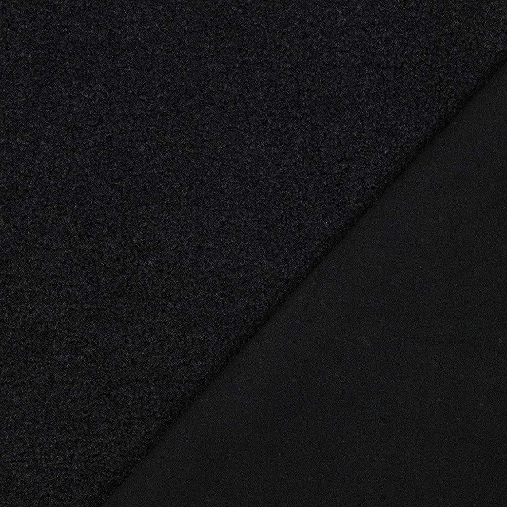 BALD ERHÄLTLICH - Teddystoff Fleece Double Sided schwarz