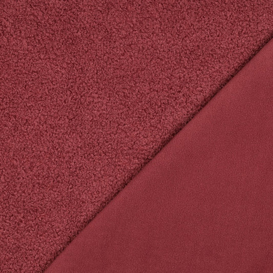 Teddystoff Fleece Double Sided rouge