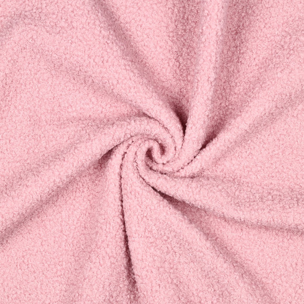 BALD ERHÄLTLICH - Teddystoff Fleece Double Sided zartrosa