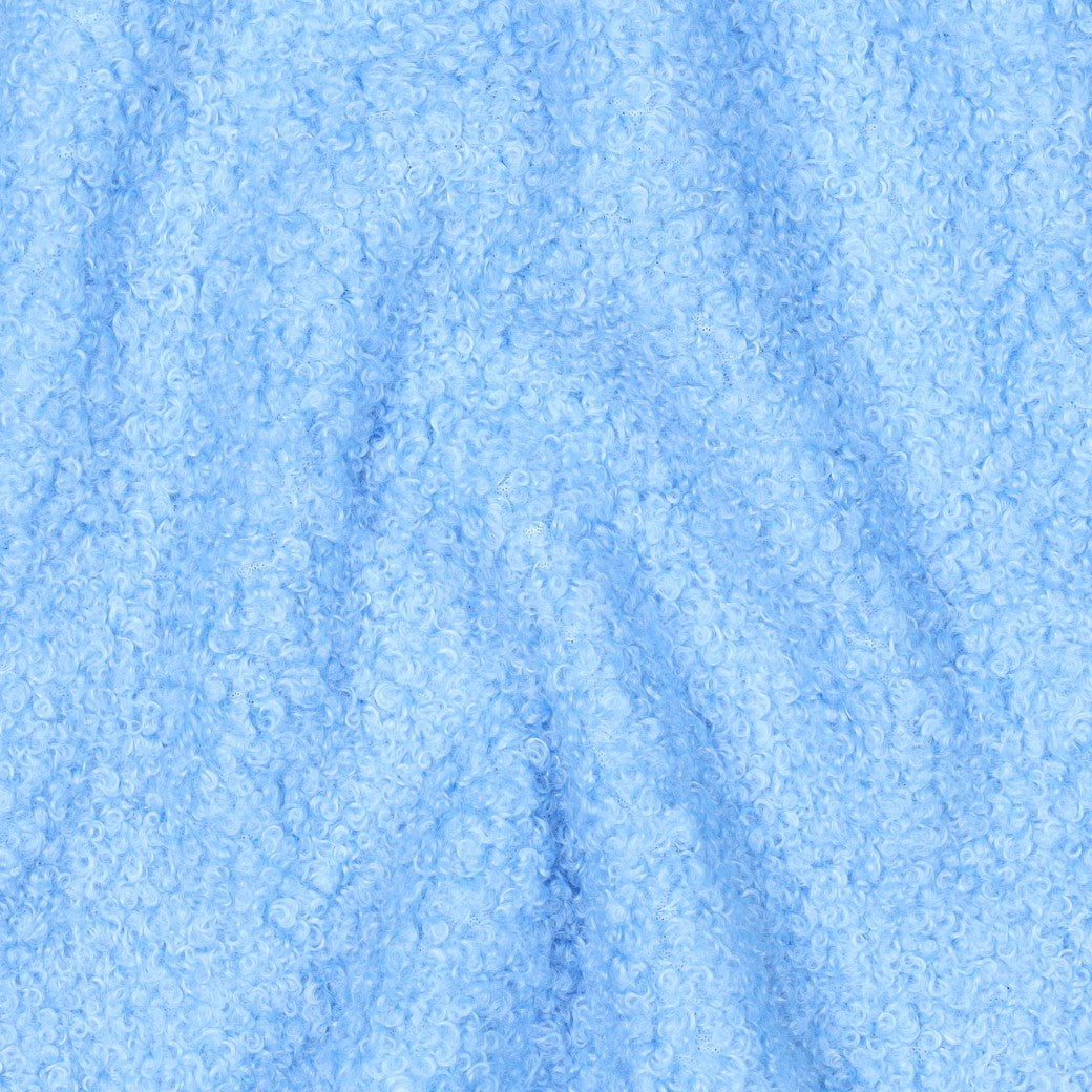 BALD ERHÄLTLICH - Teddystoff Fleece Double Sided hellblau