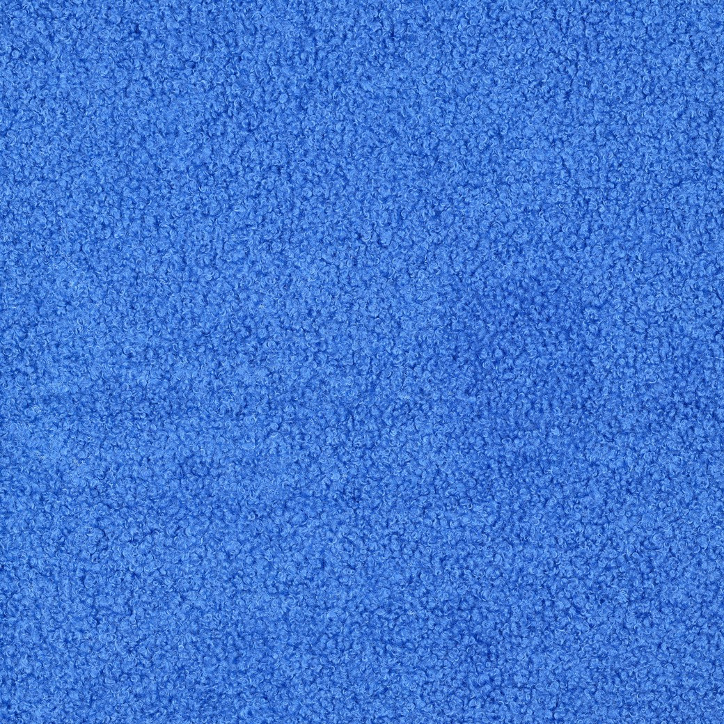 BALD ERHÄLTLICH - Teddystoff Fleece Double Sided kobaltblau