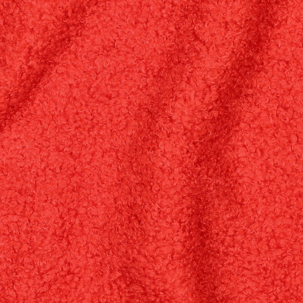 BALD ERHÄLTLICH - Teddystoff Fleece Double Sided rot