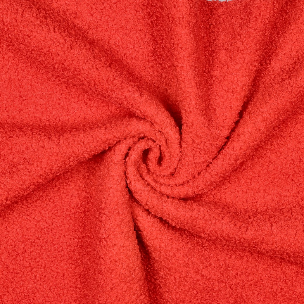BALD ERHÄLTLICH - Teddystoff Fleece Double Sided rot