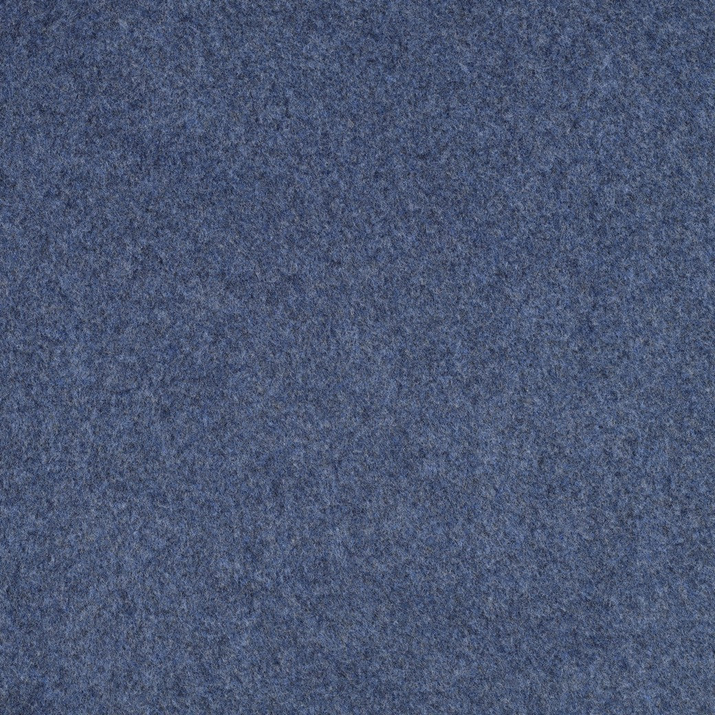 BALD ERHÄLTLICH - Baumwollfleece Bio jeansblau meliert