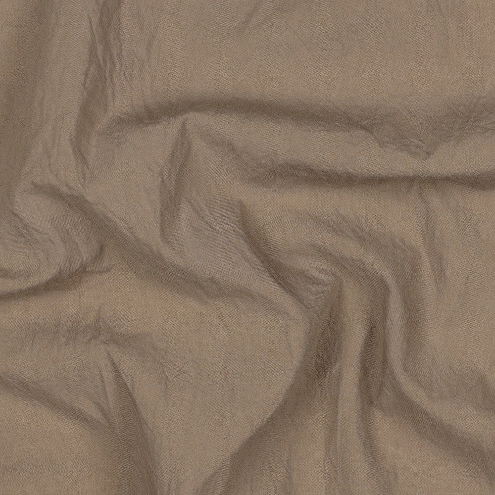 Baumwolle Cotton washed taupe