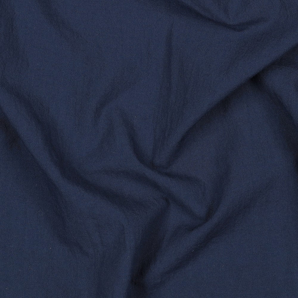 Baumwolle Cotton washed navy