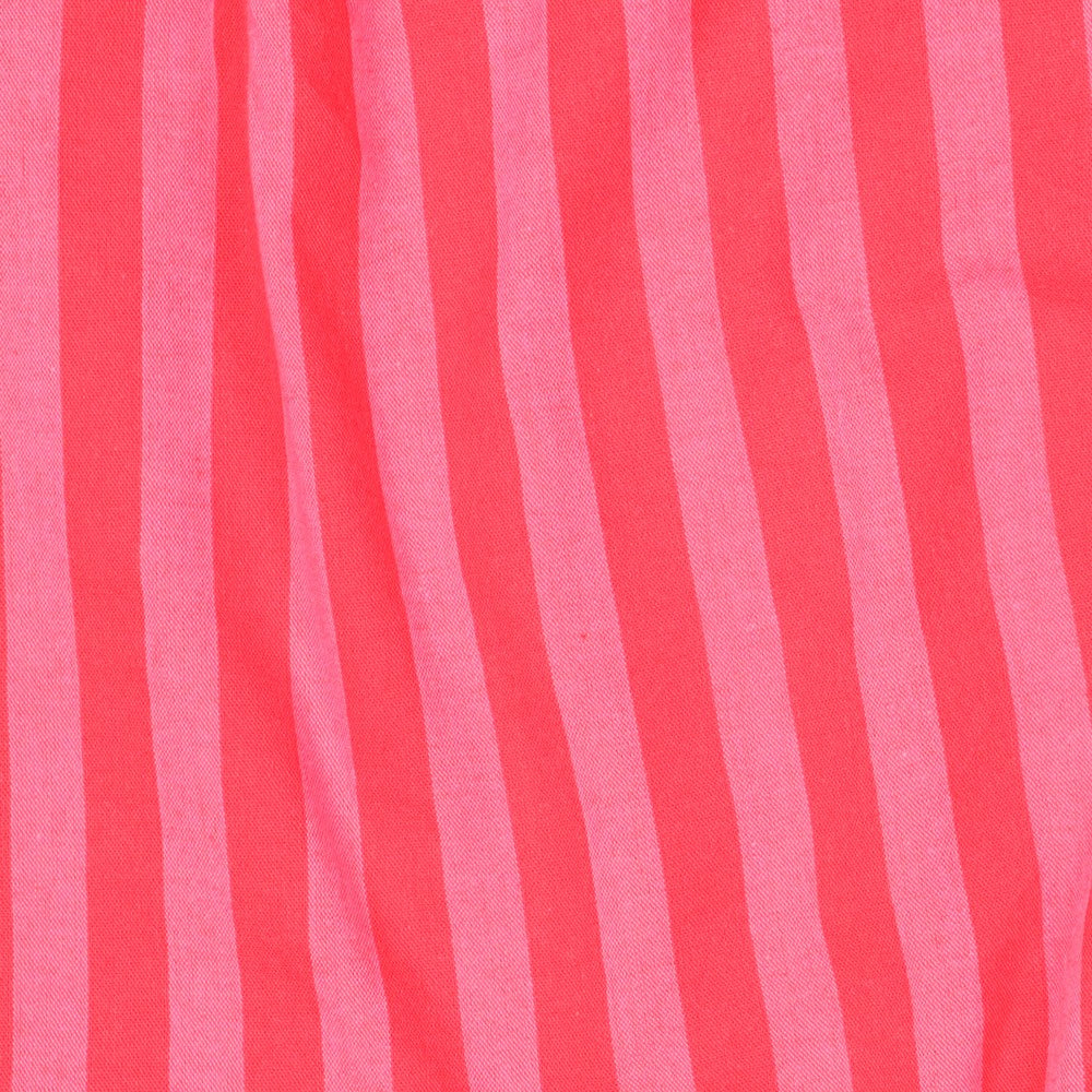 Baumwolle Karo Yarn Dyed Streifen pink