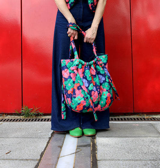 Stepper Outdoor Flowers navy