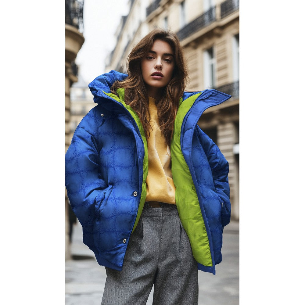 Stepper Graphic Square cobalt lime