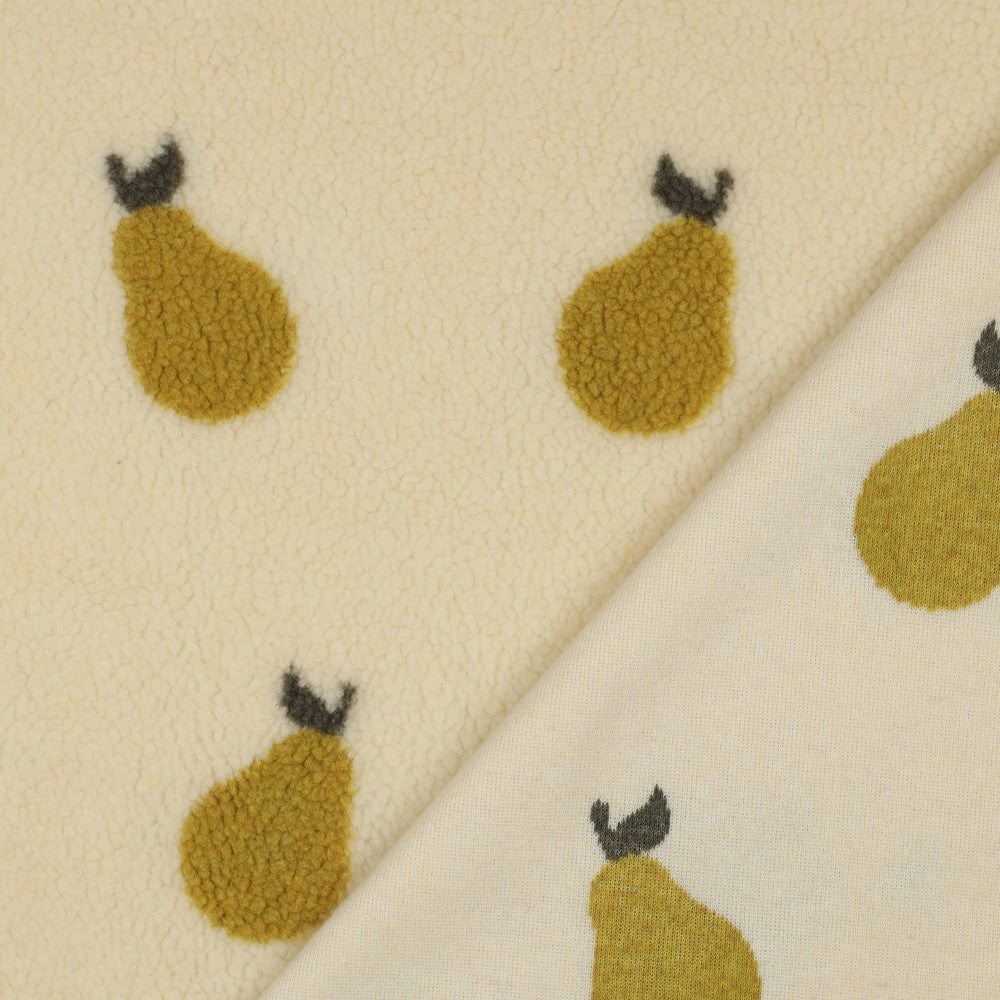 Teddystoff Birnen Pears natural