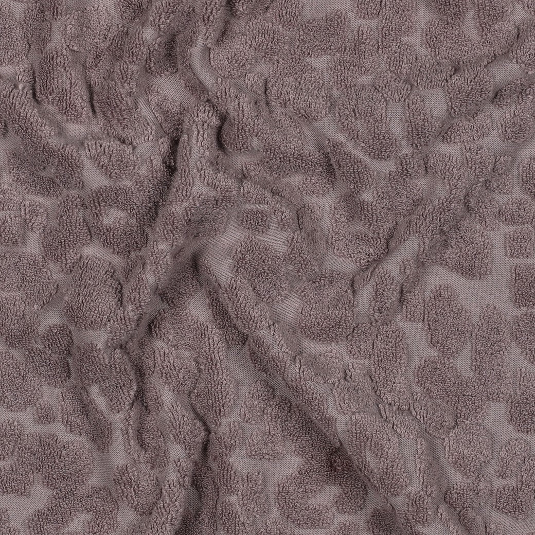 Frottee Baumwolle Strick mauve