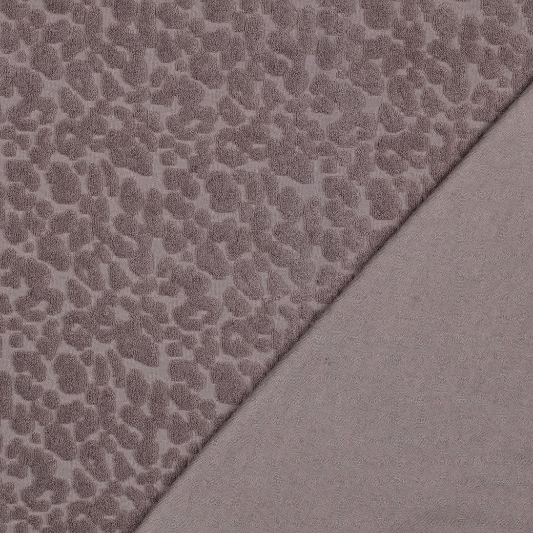 Frottee Baumwolle Strick mauve