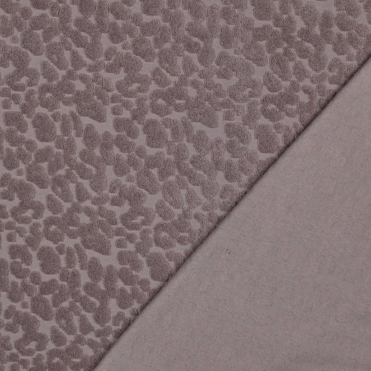 Bald erhältlich - Frottee Baumwolle Strick mauve