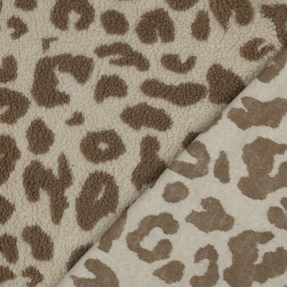 Teddystoff Animal Skin Leo taupe