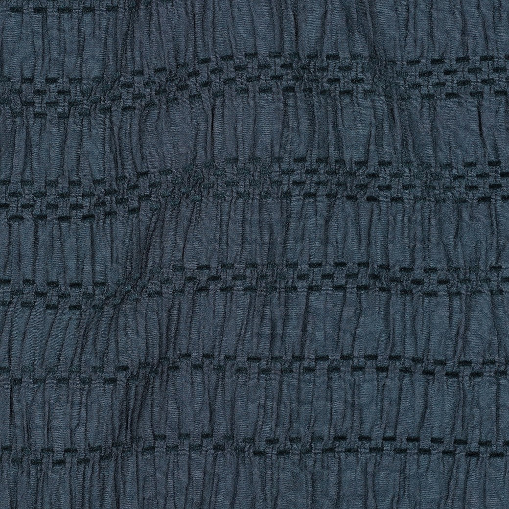 Chenille Jacquard Bluse Streifen blau