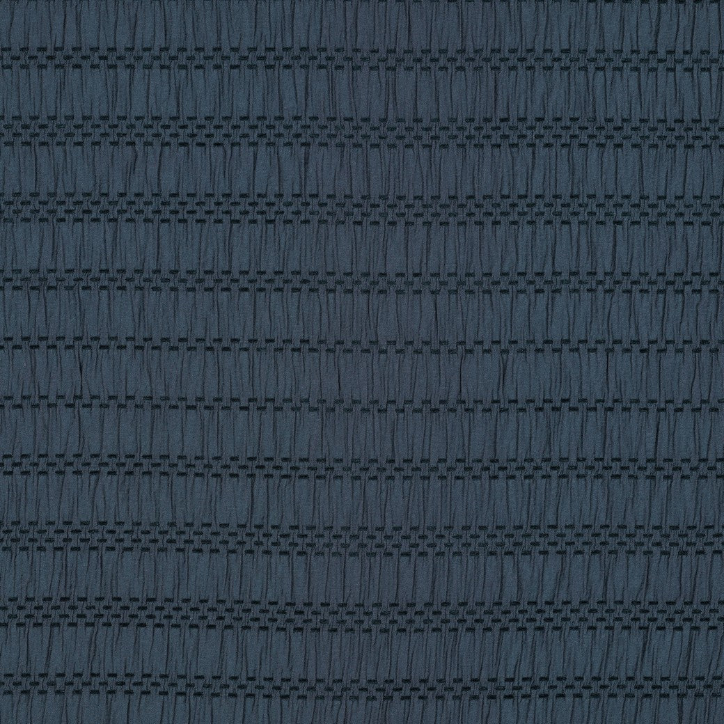 Chenille Jacquard Bluse Streifen blau