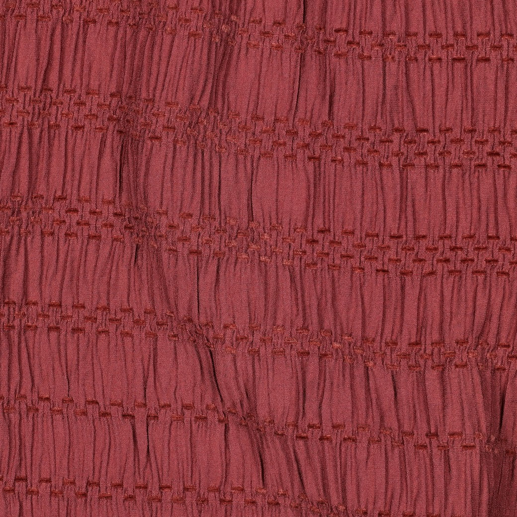 Chenille Jacquard Bluse Streifen rouge