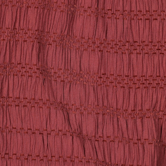 Chenille Jacquard Bluse Streifen rouge