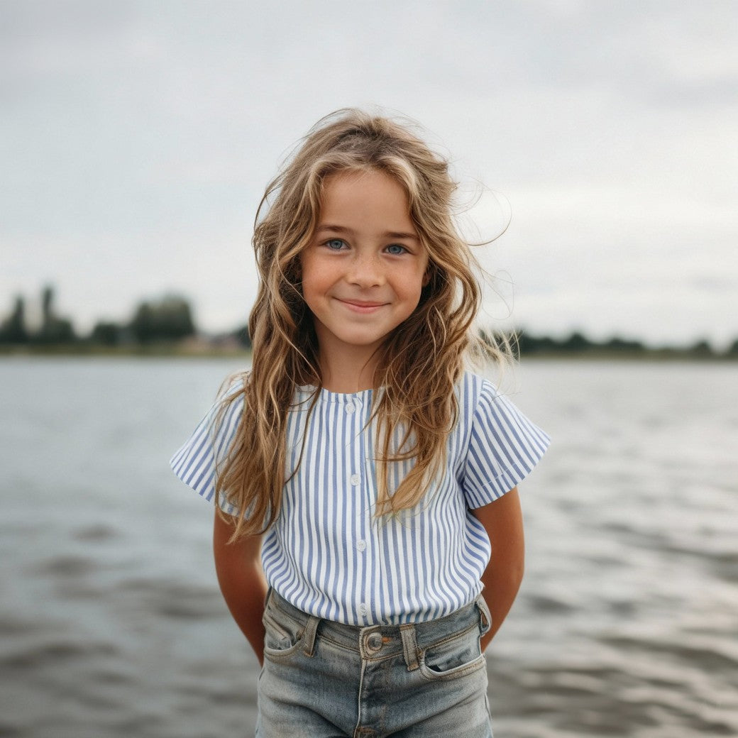 Bald erhältlich - Musselin garngefärbt Streifen rose weiß