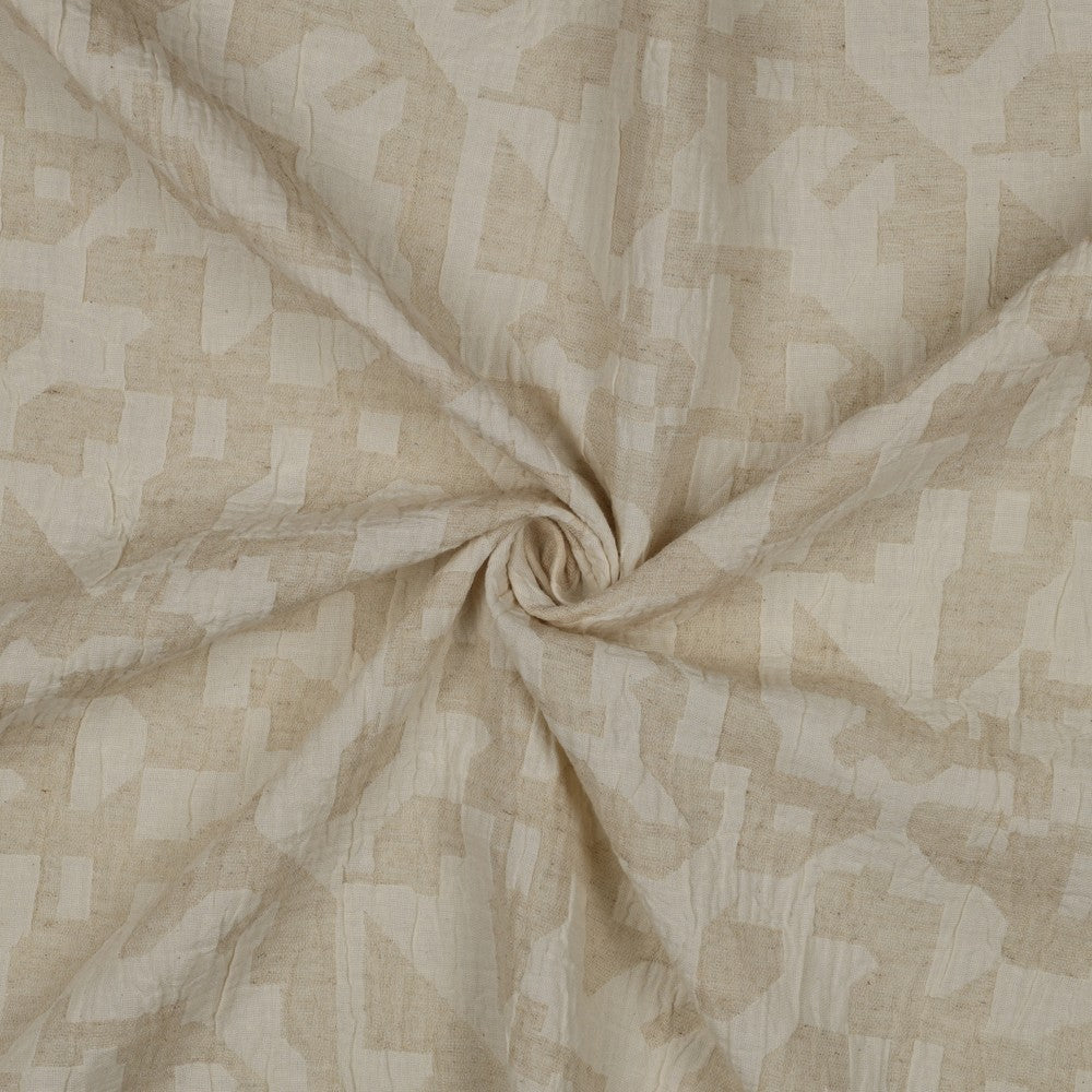 Leinen Baumwolle Jacquard Abstrakt natur