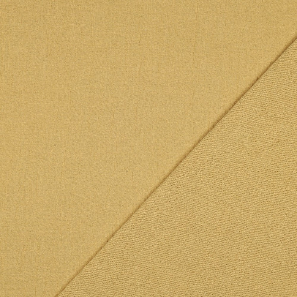 Musselin Slub gelb butteryellow