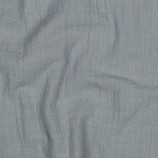 Musselin Slub rauchblau