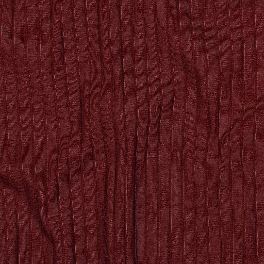 Jersey Rippenjersey uni breit bordeauxrot