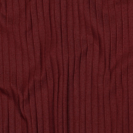 Jersey Rippenjersey uni breit bordeauxrot