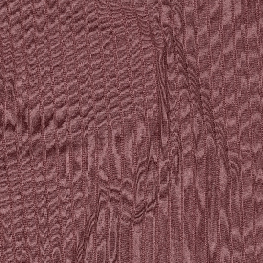 Jersey Rippenjersey uni breit dunkel mauve