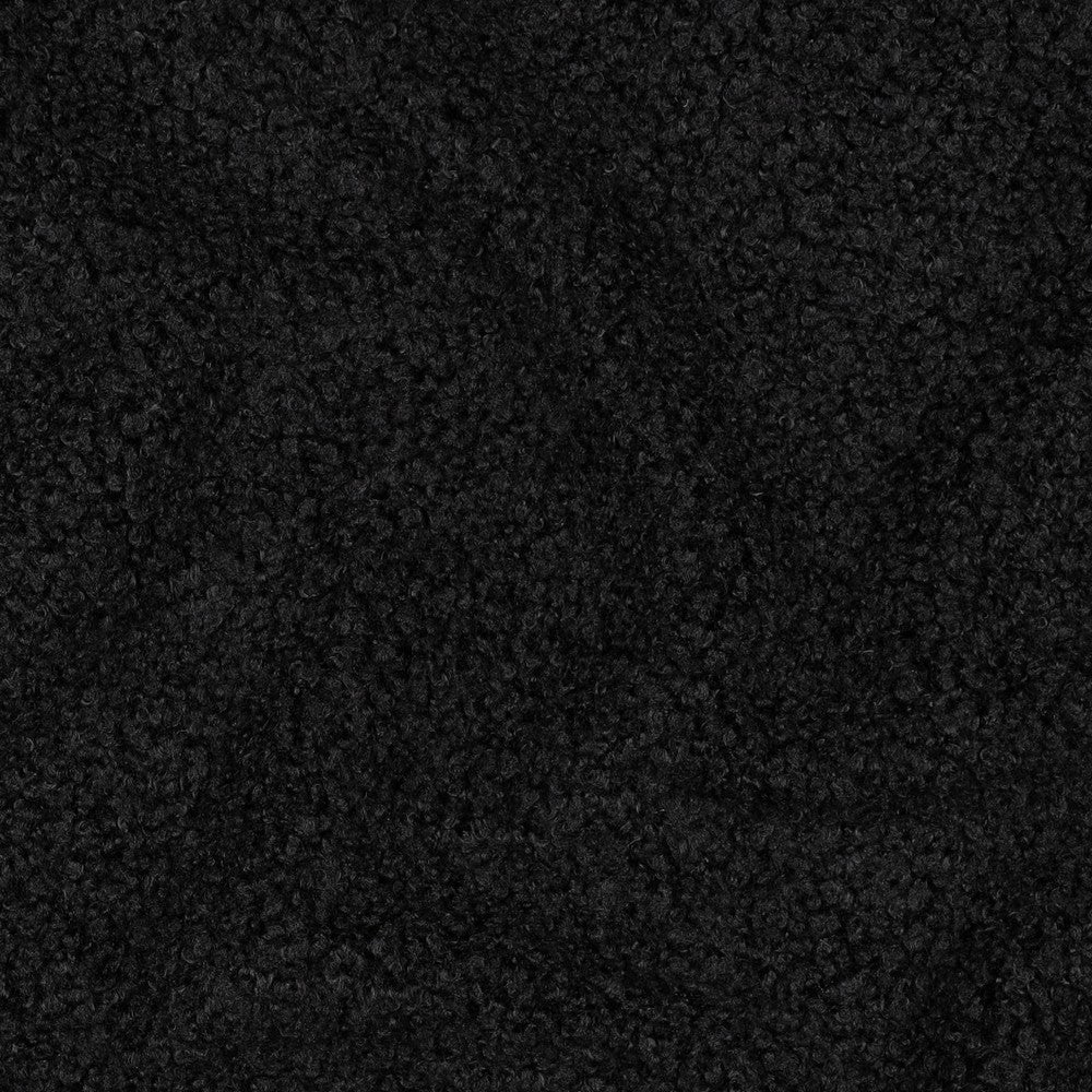 Teddystoff Plüsch schwarz