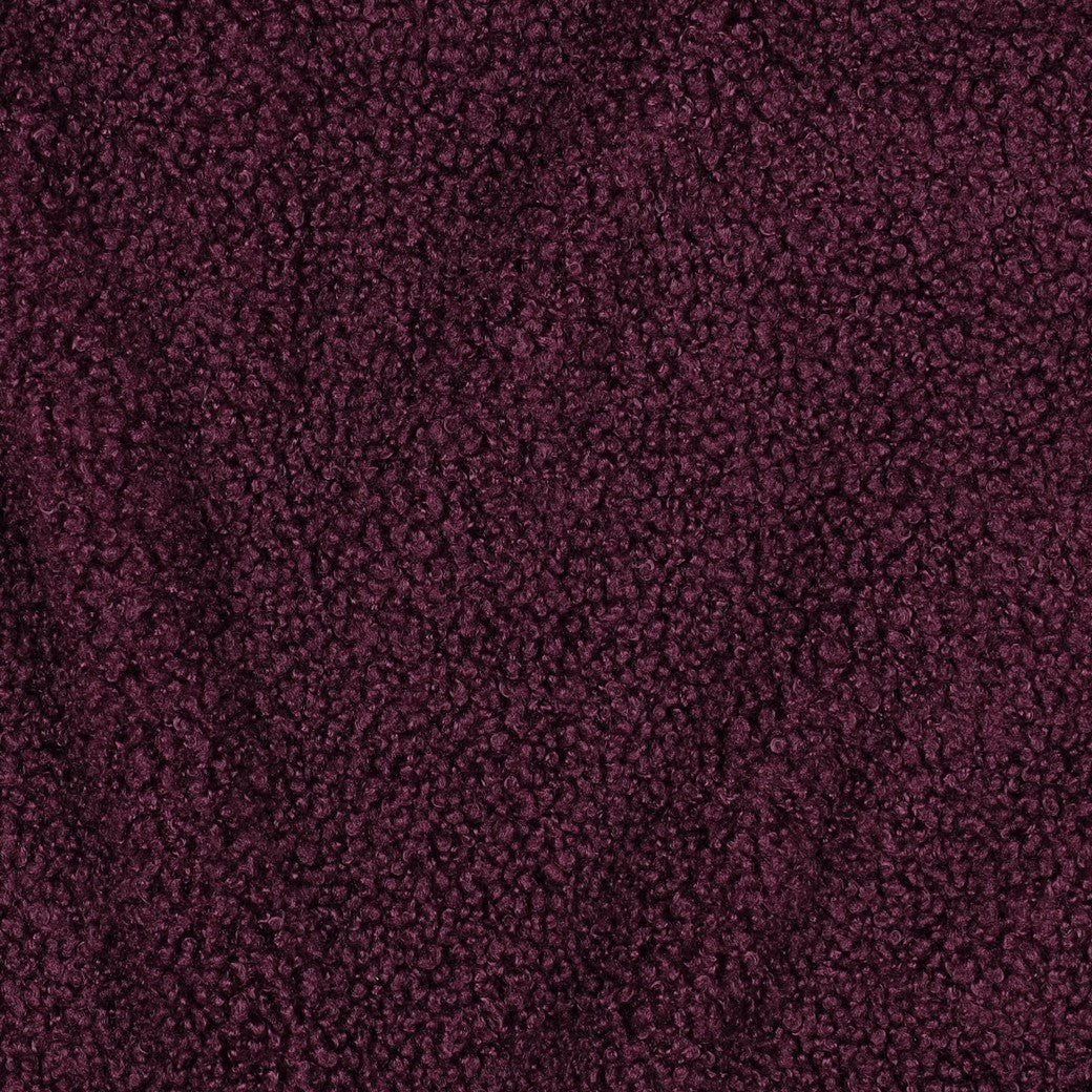 BALD ERHÄLTLICH - Teddystoff Plüsch aubergine
