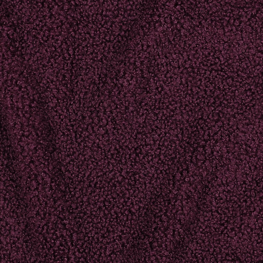 Teddystoff Plüsch aubergine