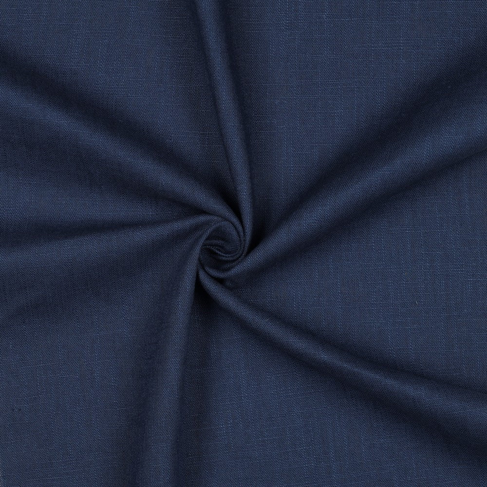 Leinen washed indigo blau