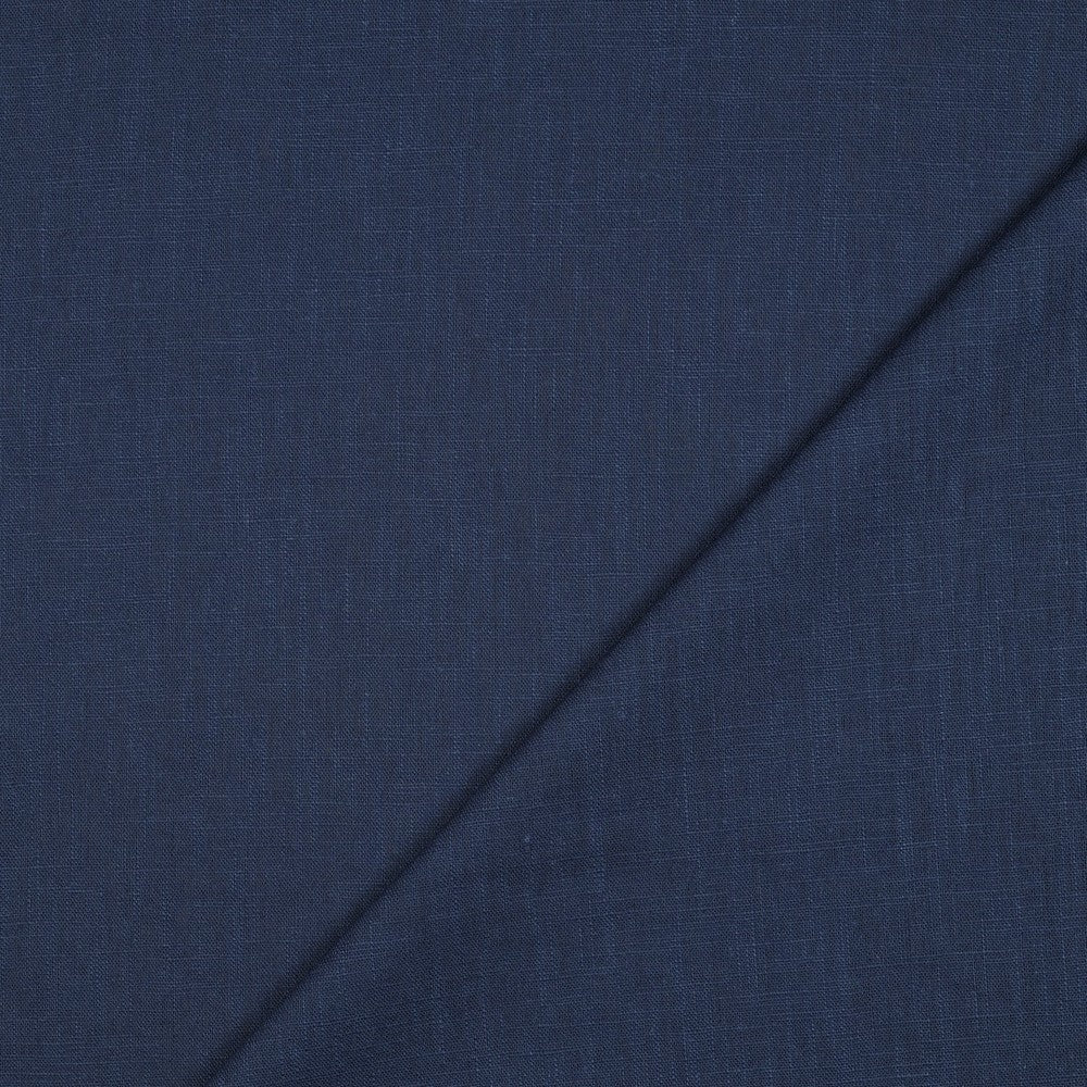 Leinen washed indigo blau