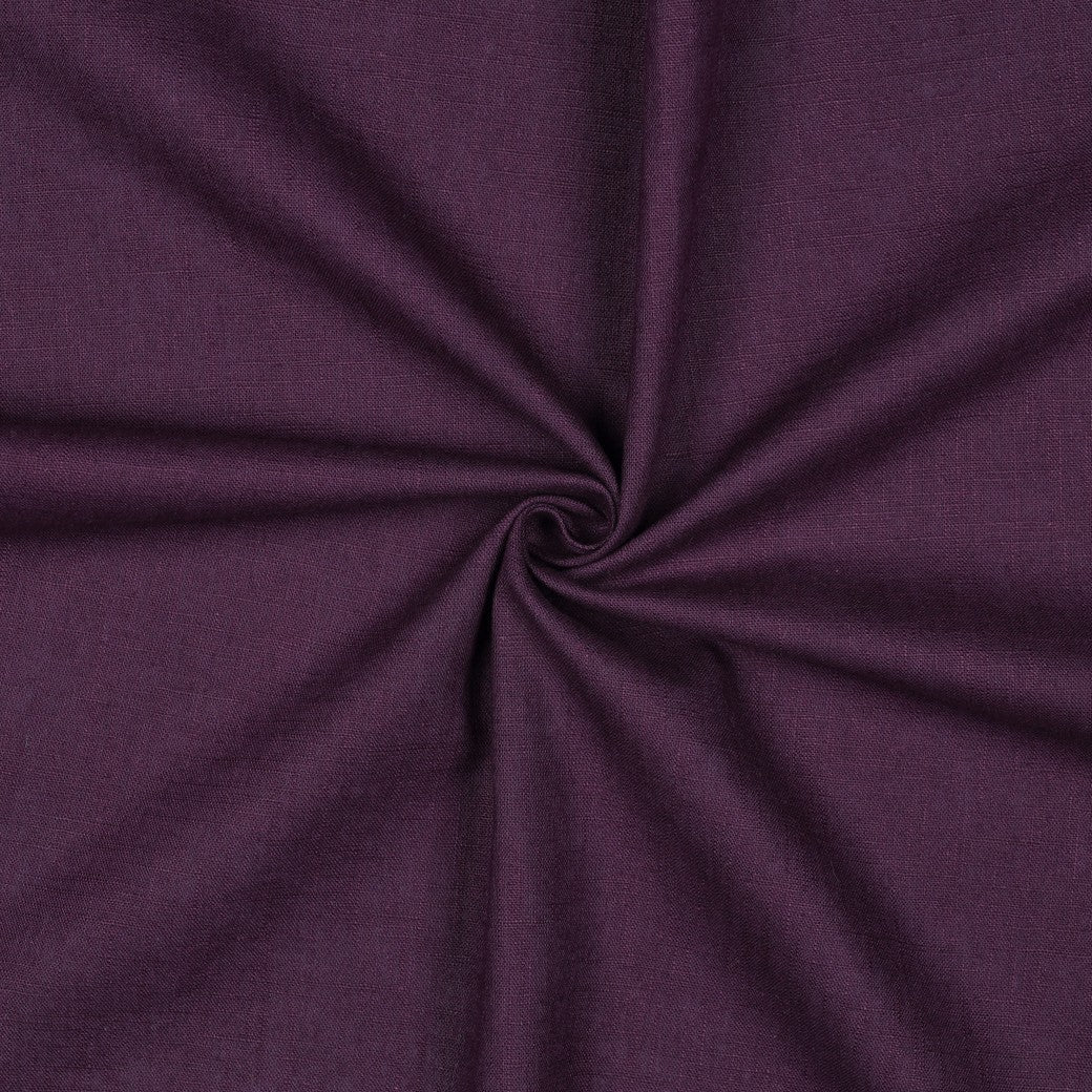 Leinen washed dunkel violett