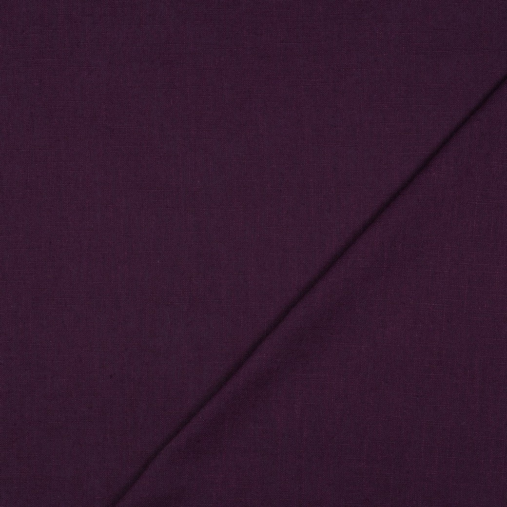 Leinen washed dunkel violett