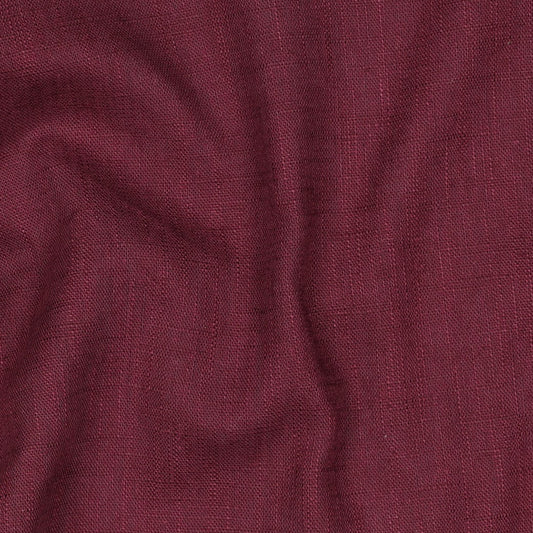 Leinen washed weinrot