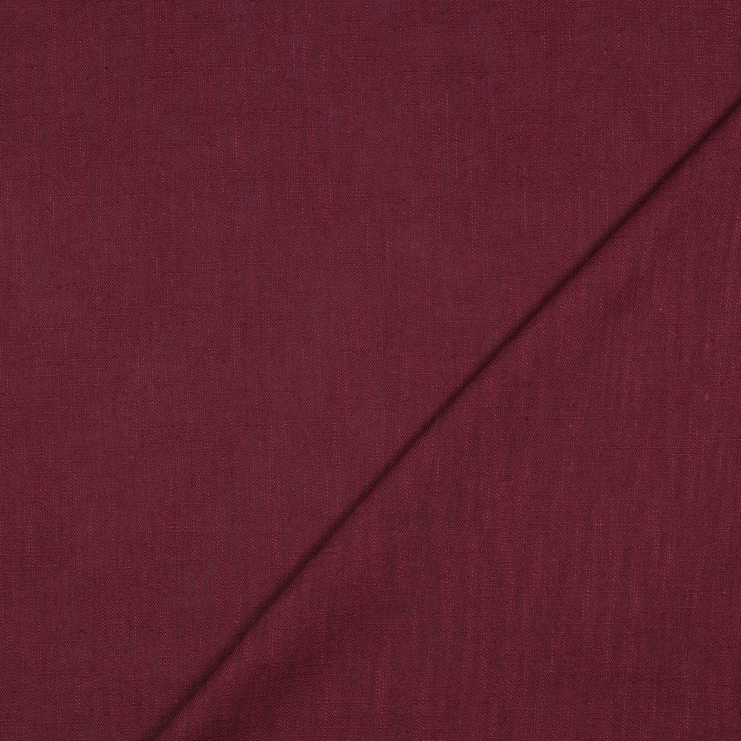 Leinen washed weinrot