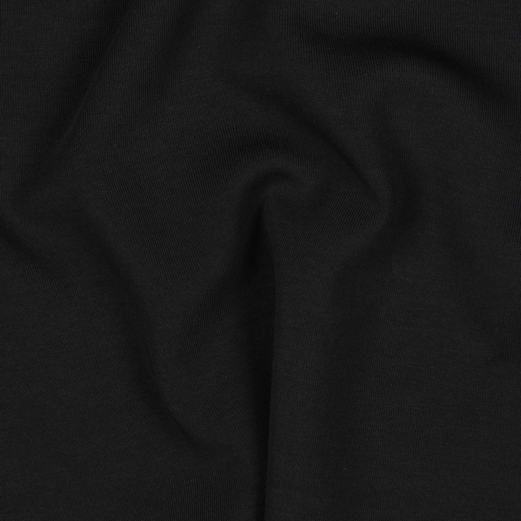 Interlock Jersey Baumwolle schwarz