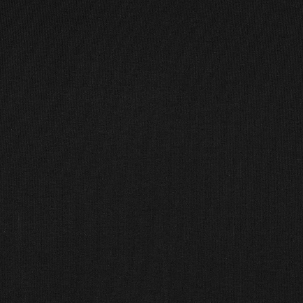 Interlock Jersey Baumwolle schwarz
