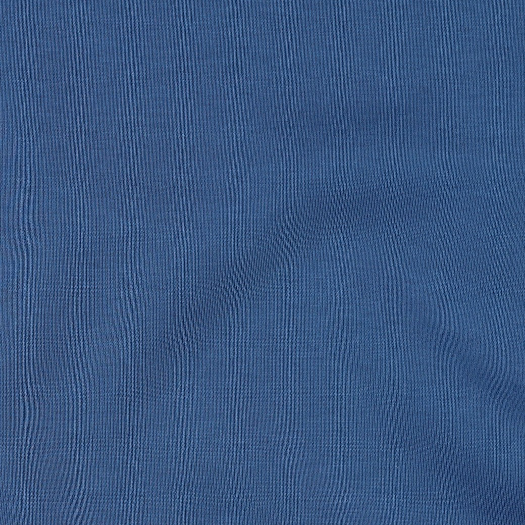 Interlock Jersey Baumwolle blau