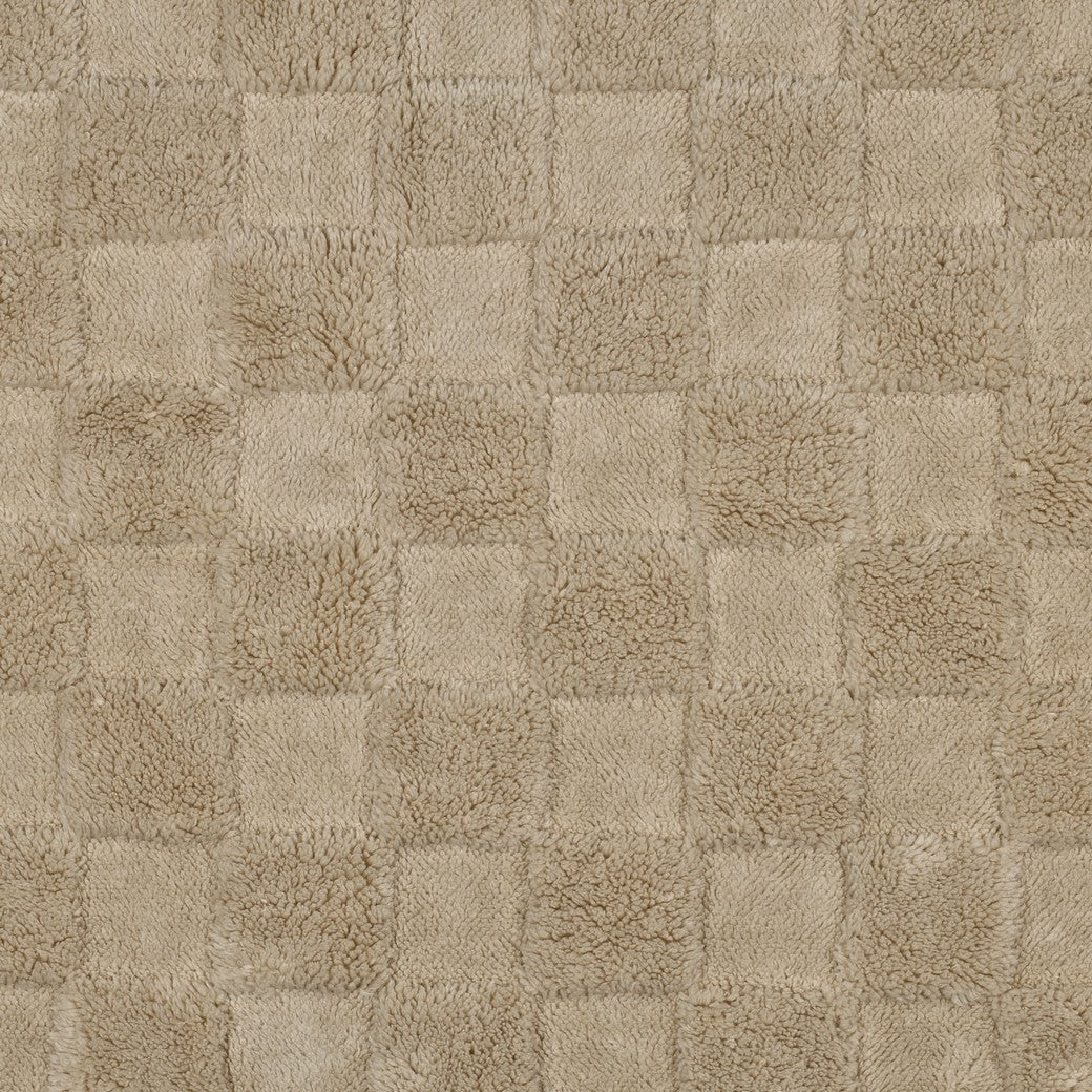 Bald erhätlich - Fleece Jacquard Karos Check ecru