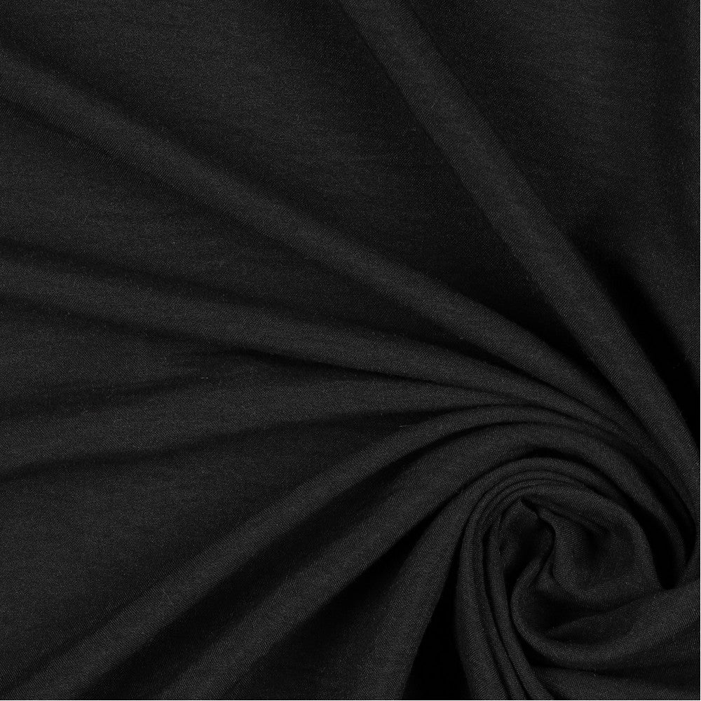Papillon Bluse Kleid uni schwarz