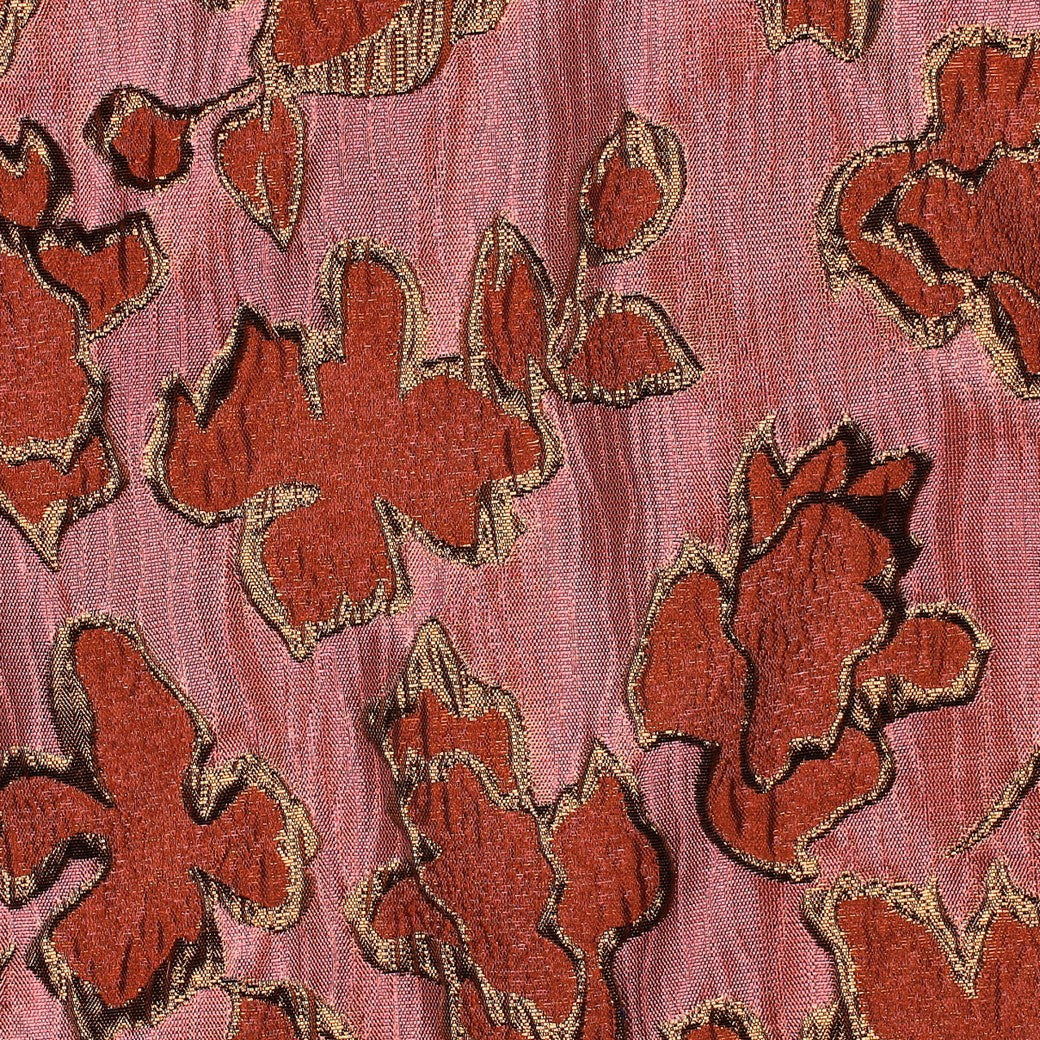 Jacquard Blumen rosa - Poppy Magazin