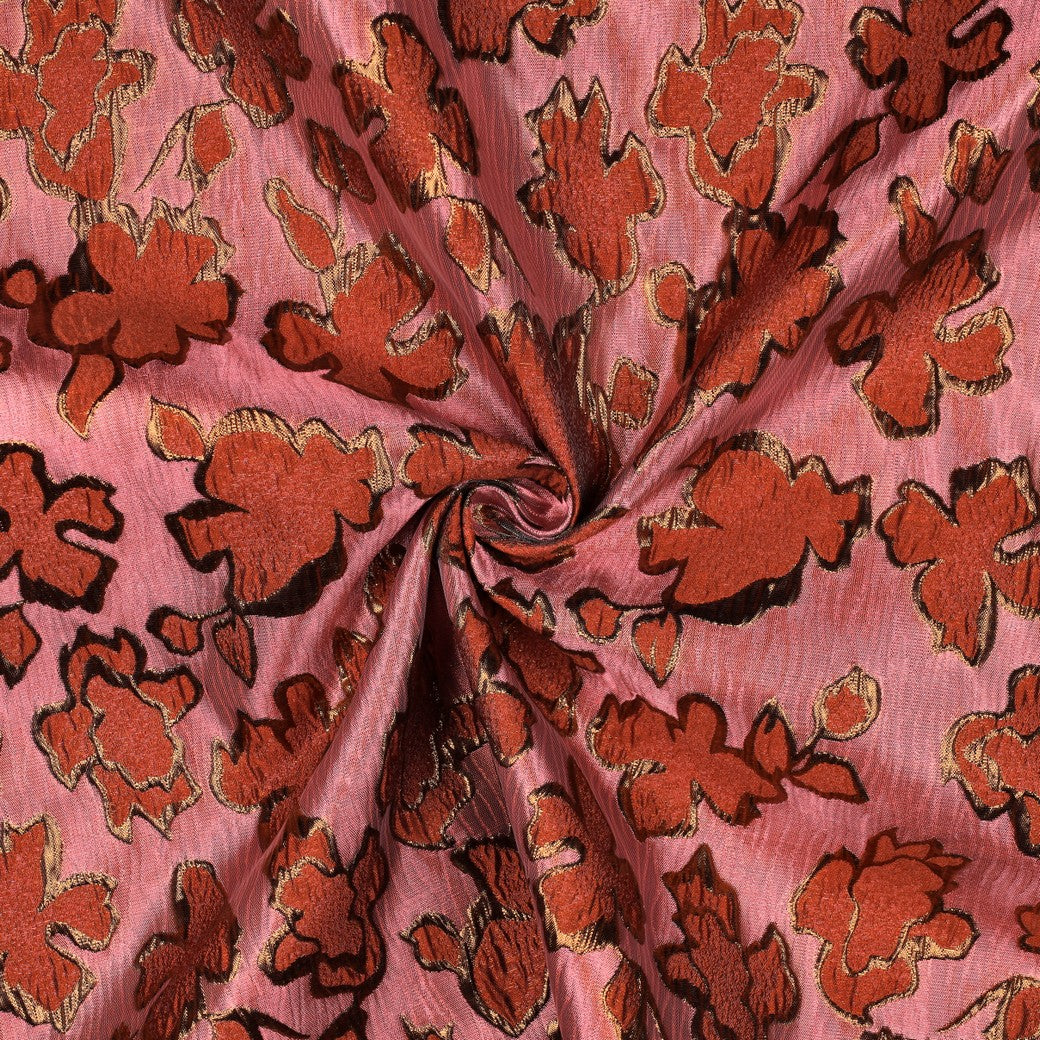 Jacquard Blumen rosa - Poppy Magazin