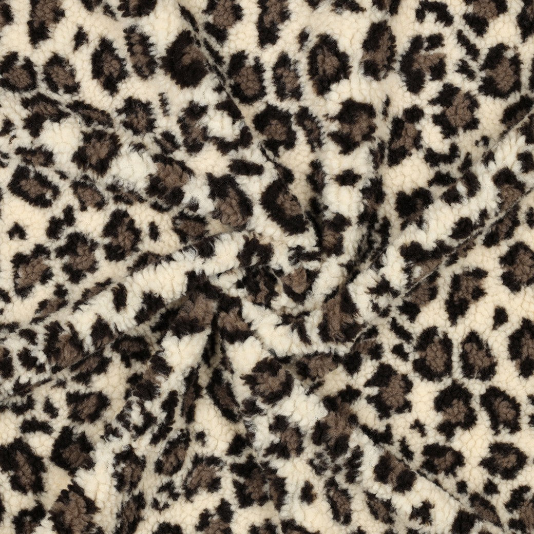Teddystoff Jacquard Animal Skin Leo natural
