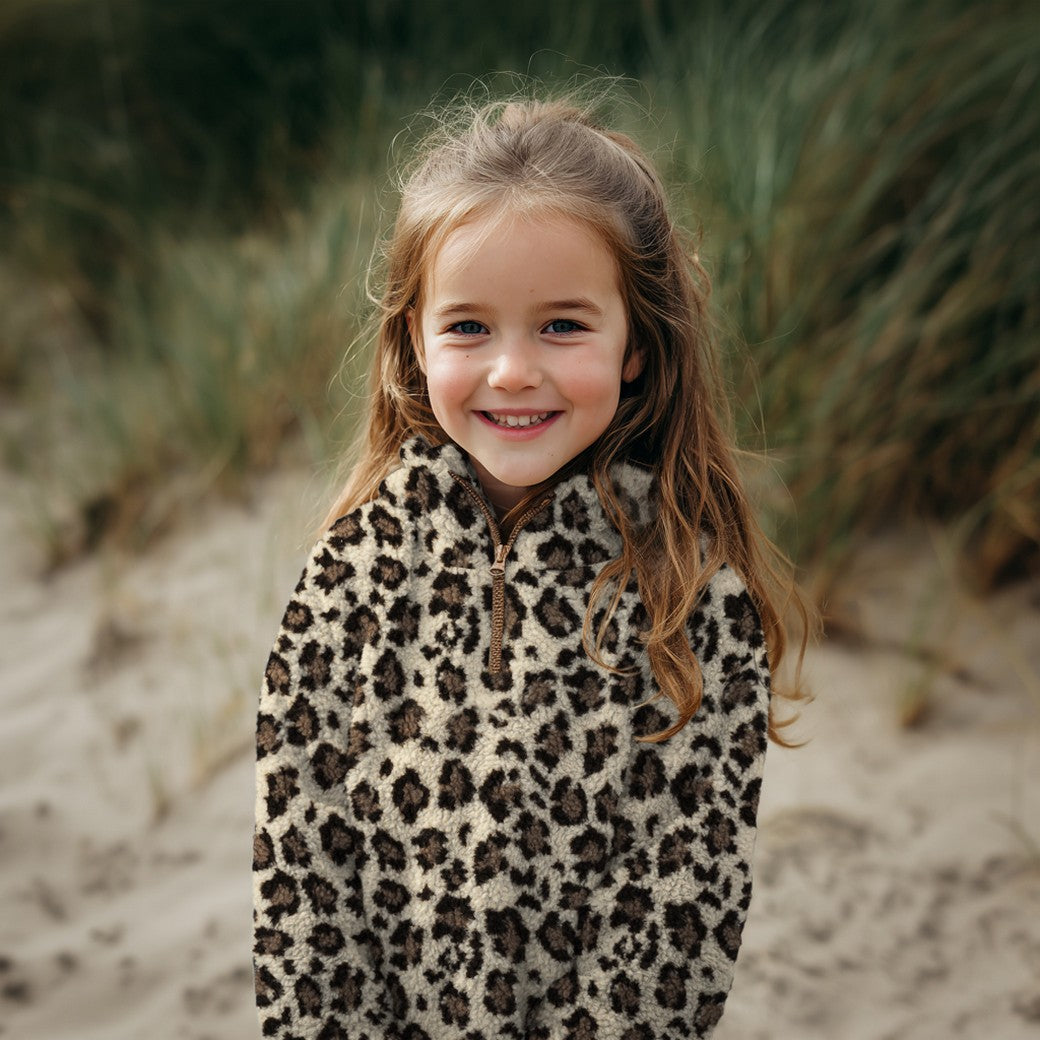 Teddystoff Jacquard Animal Skin Leo natural