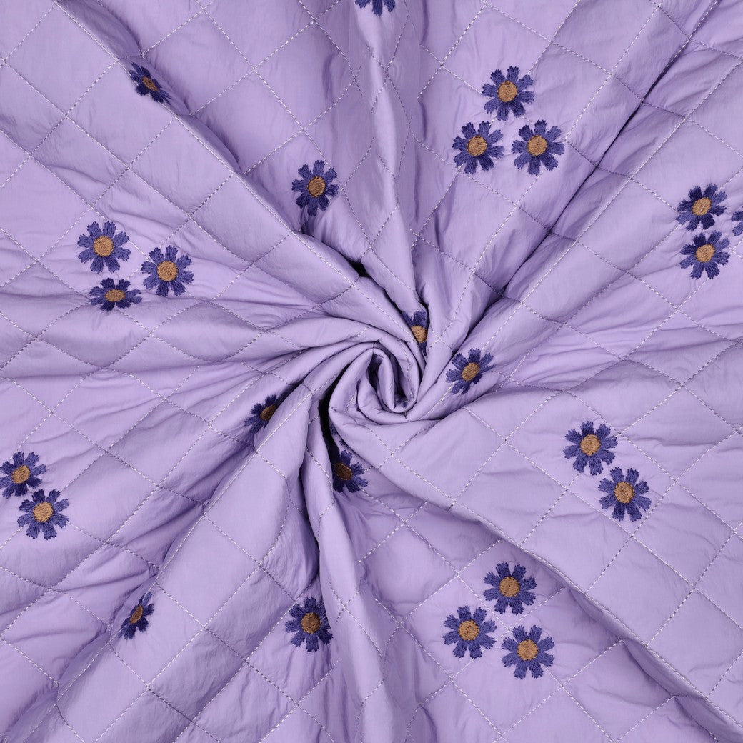 Bald erhältlich - Stepper bestickt Blumen lila