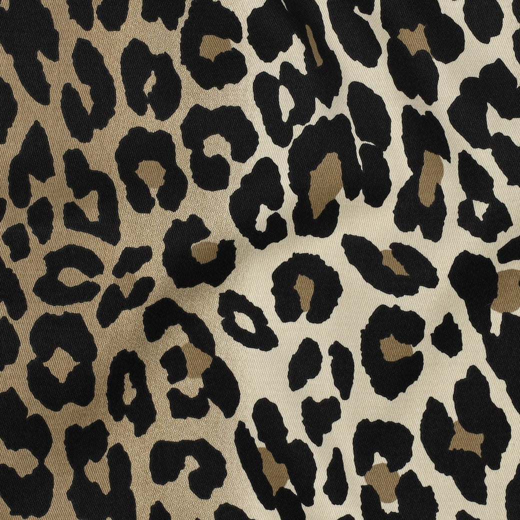 Baumwolle Twill Stretch Animalprint Leo - Poppy Magazin