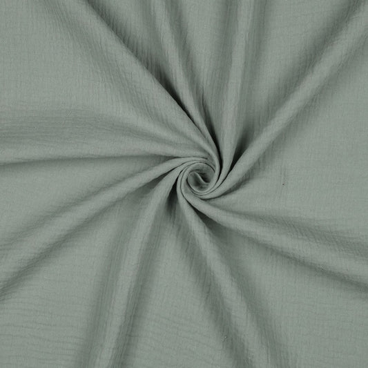 Musselin uni mistel 160cm breit